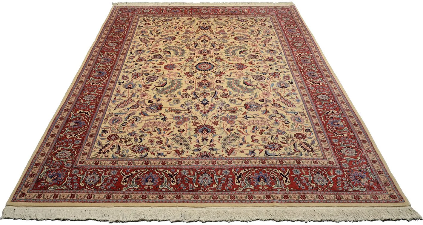 Alternative view of Wool Isfahan Chinese Rug 257 × 348 cm, hand-knotted