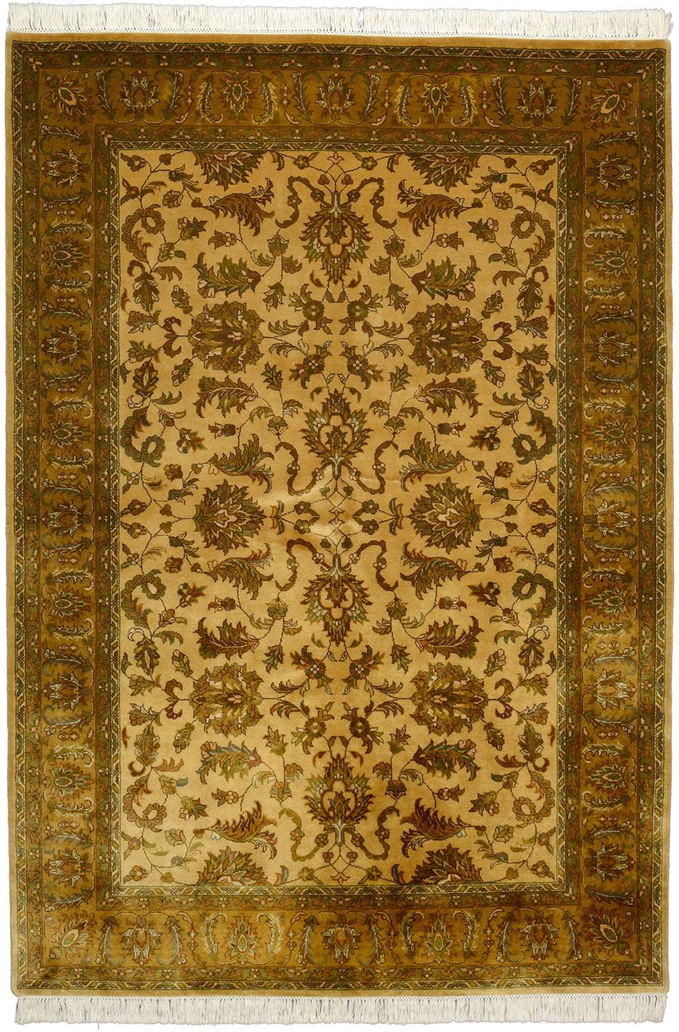 Wool Tabriz Indian Rug 170 × 245 cm, hand-knotted
