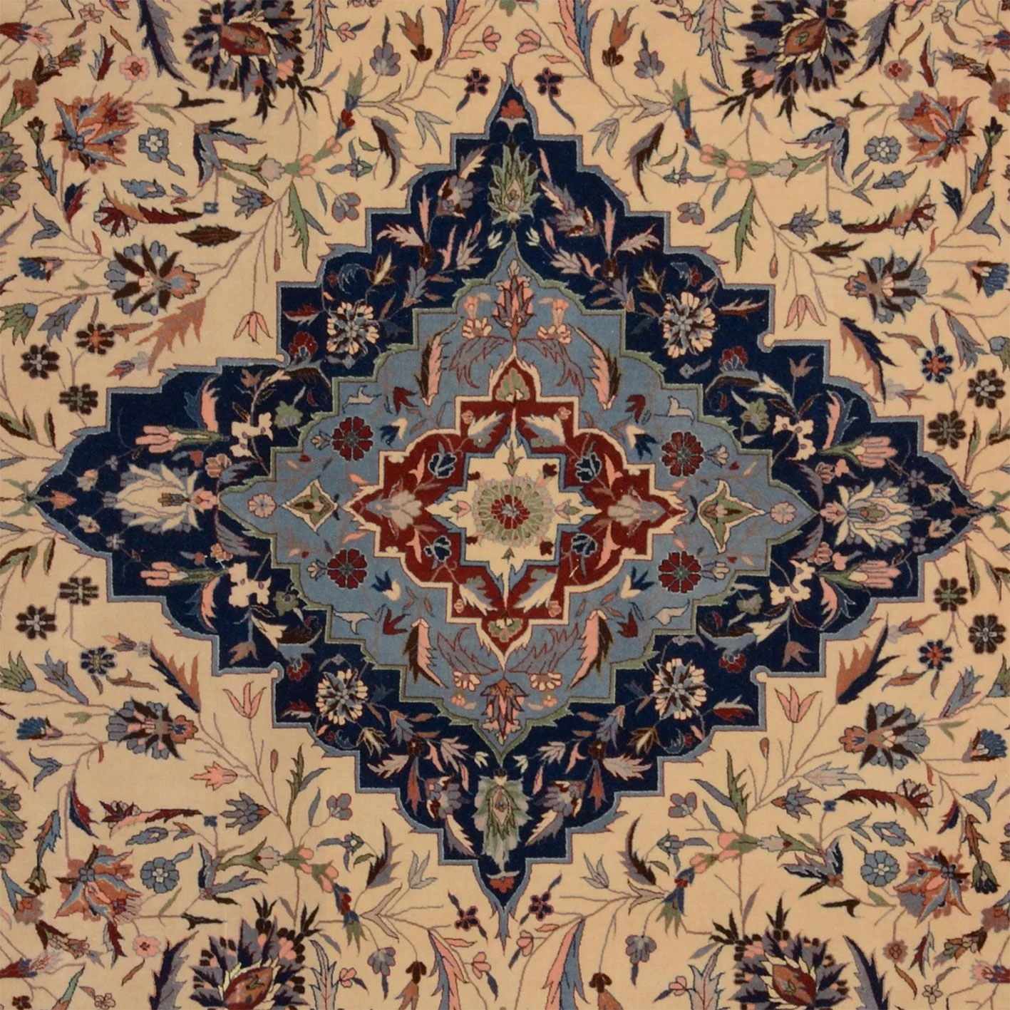 Isfahan Chinese Rug 272 × 375 cm in Wool, hand-knotted - Image 4