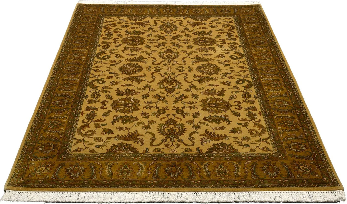 Alternative view of Wool Tabriz Indian Rug 170 × 245 cm, hand-knotted