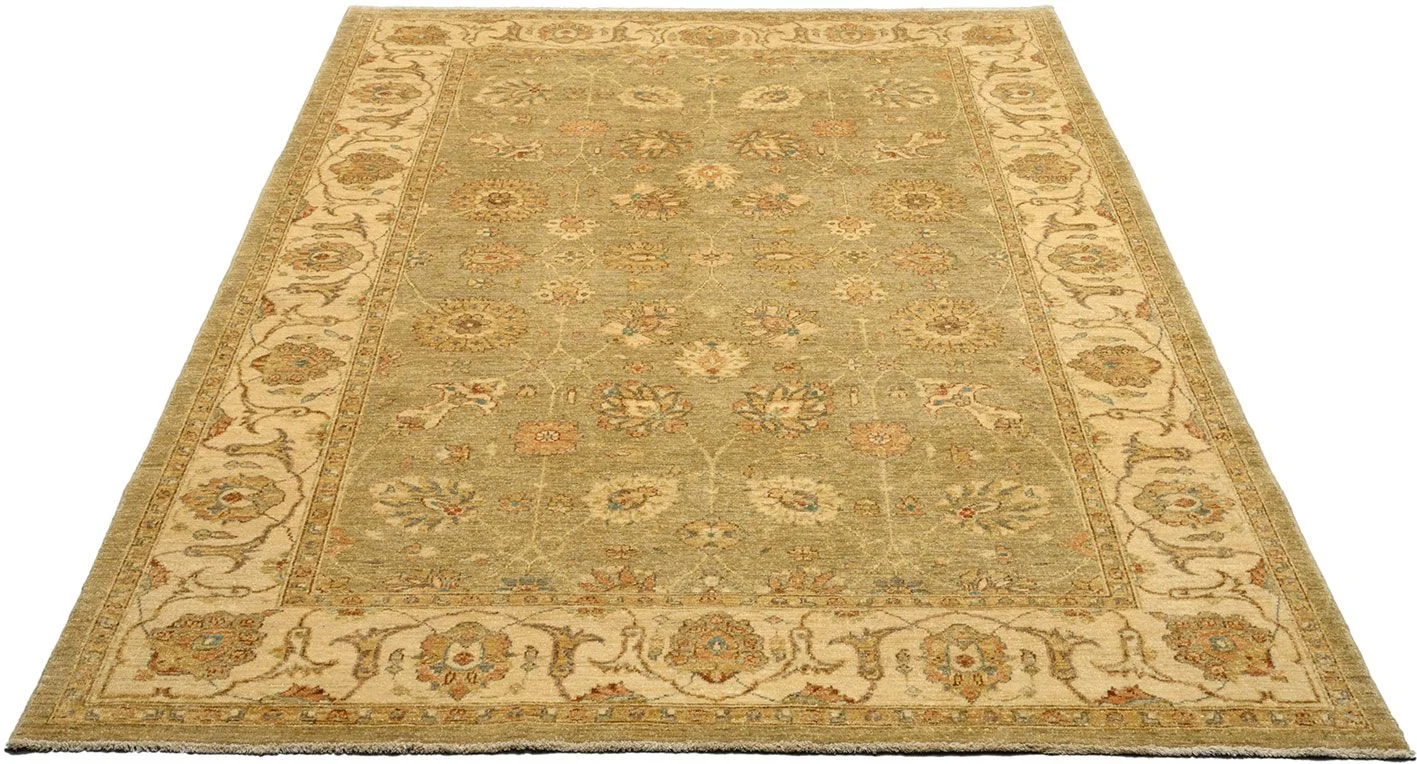 Alternative view of Wool Ziegler Pakistani Rug 185 × 266 cm, hand-knotted
