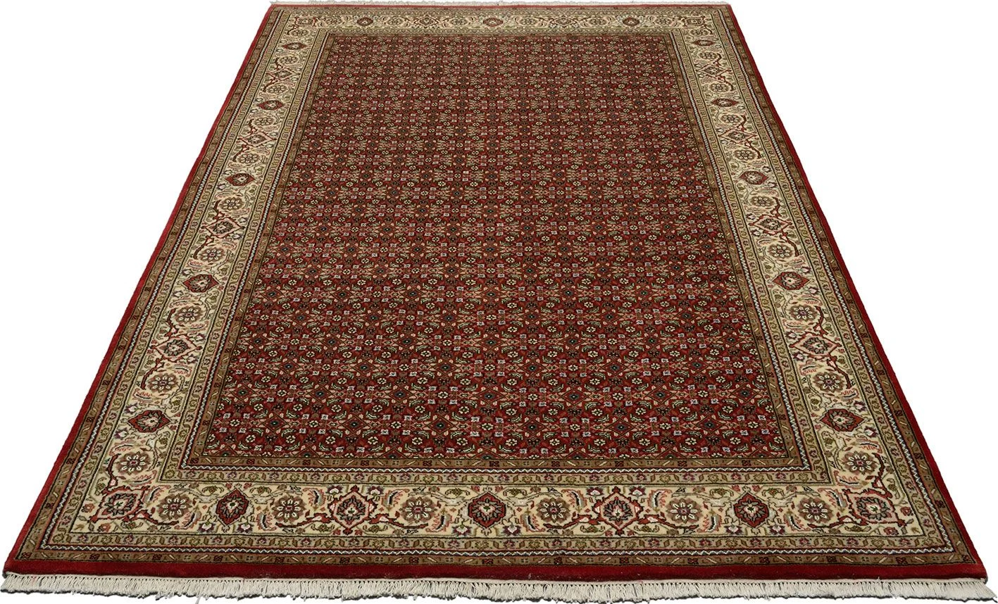 Alternative view of Hand-Knotted Tabriz Indian Rug, 203 × 305 cm, Wool