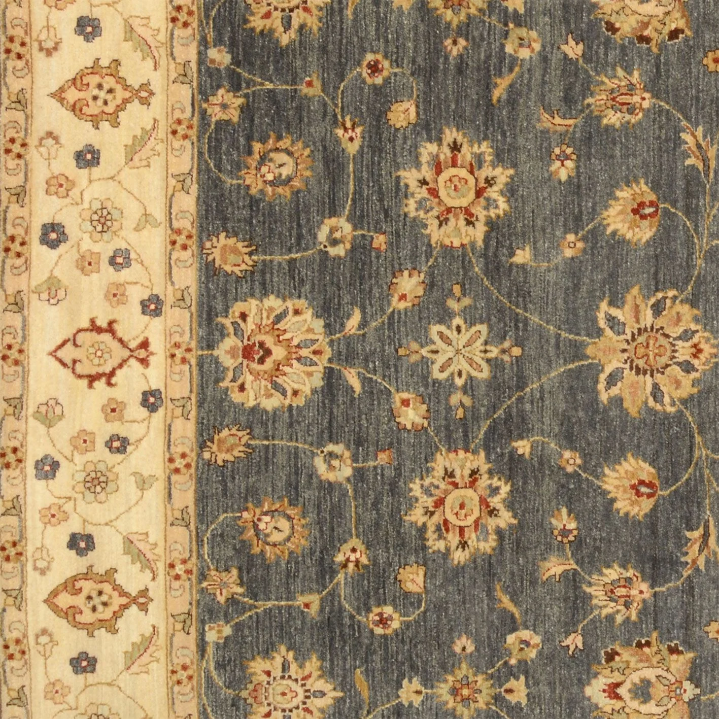 Wool Ziegler Indian Rug 199 × 296 cm, hand-knotted - Image 4