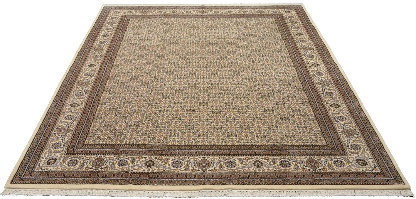 Alternative view of Wool Tabriz Indian Rug 245 × 310 cm, hand-knotted