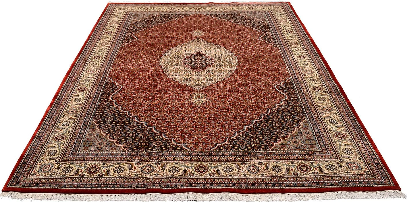 Alternative view of Hand-Knotted Tabriz Indian Rug, 251 × 345 cm, Wool