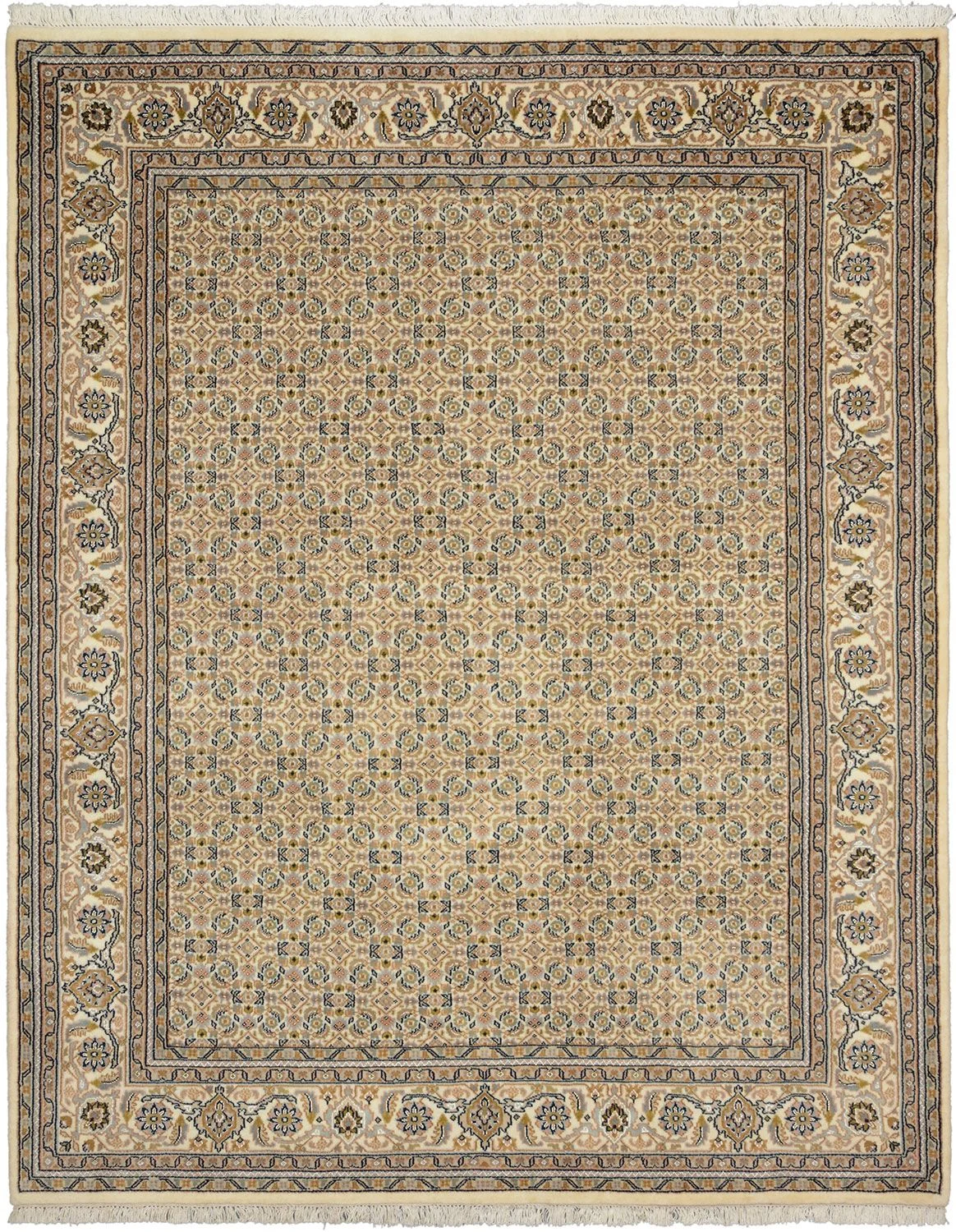 Tabriz Indian Rug 200 × 248 cm in Wool, hand-knotted