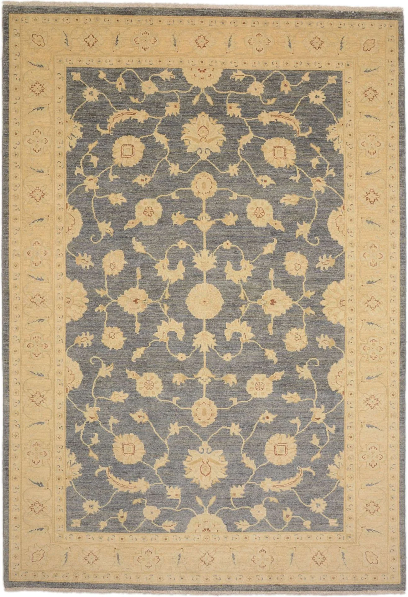 Wool Ziegler Pakistani Rug 268 × 187 cm, hand-knotted