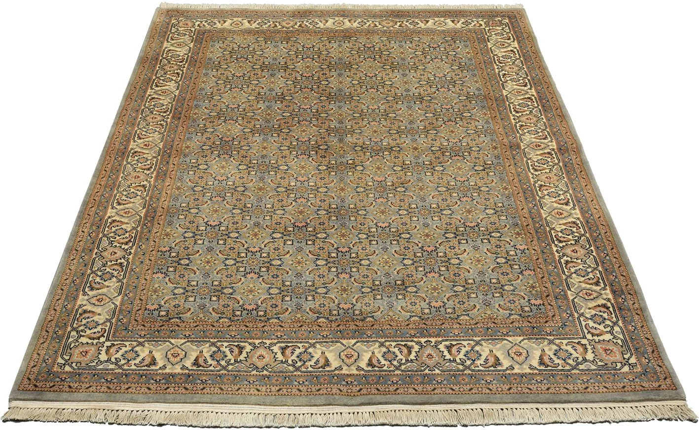 Alternative view of Hand-Knotted Bijar Indian Rug, 170 × 247 cm, Wool