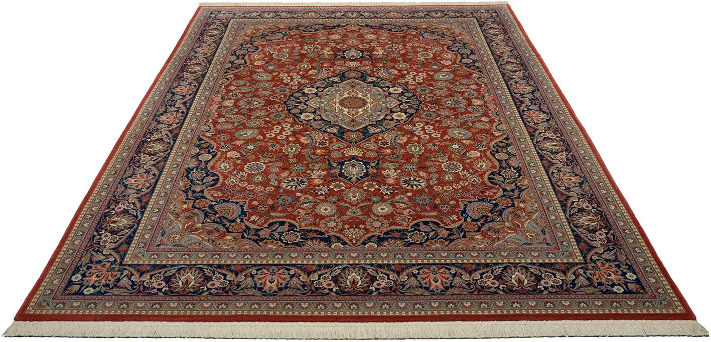 Alternative view of Wool Isfahan Chinese Rug 269 × 372 cm, hand-knotted