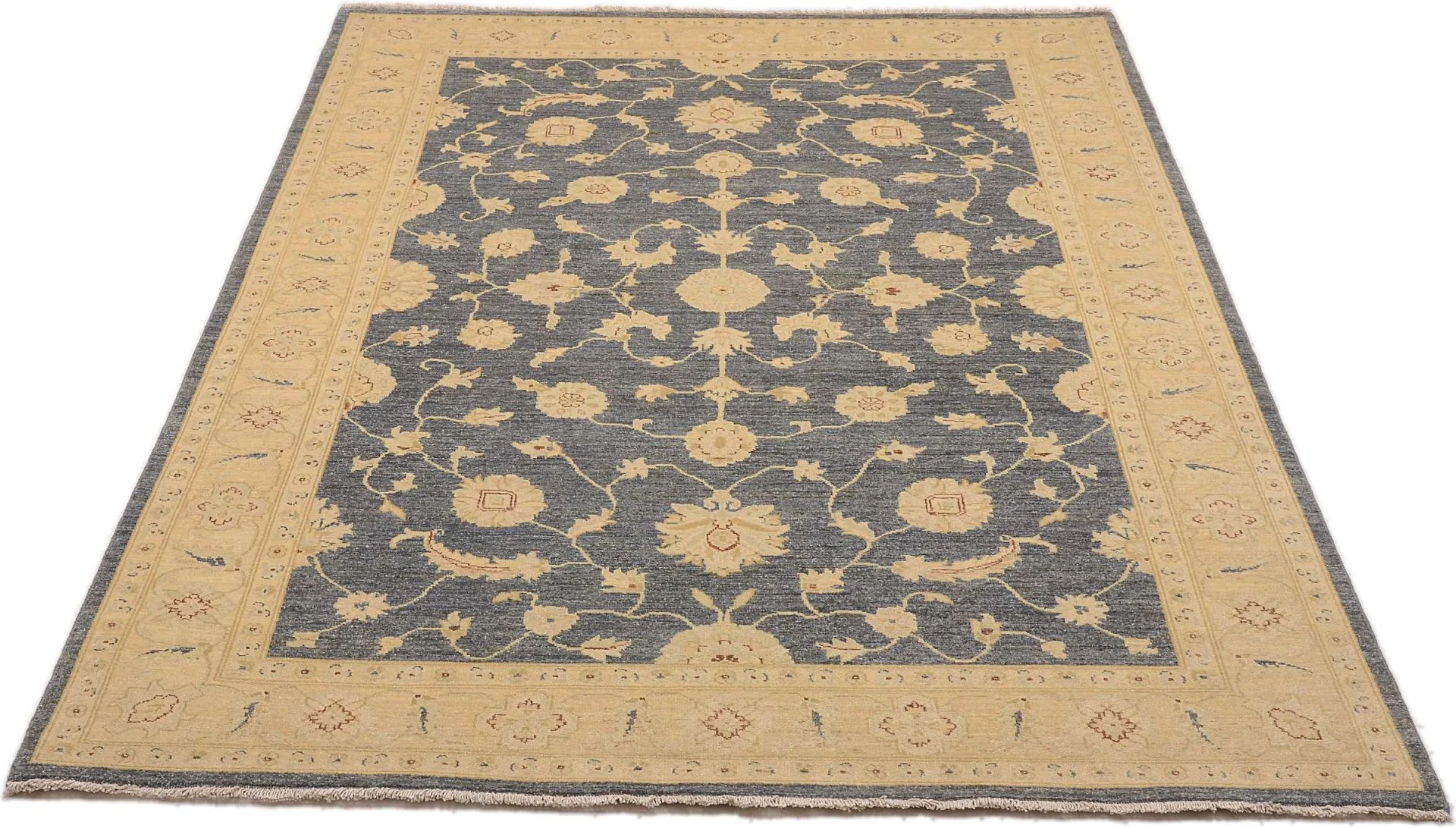 Alternative view of Wool Ziegler Pakistani Rug 268 × 187 cm, hand-knotted