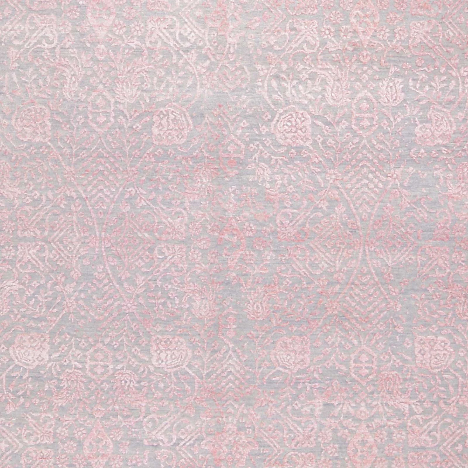 Wool & Silk Indian Rug 243 × 310 cm, hand-knotted - Image 5
