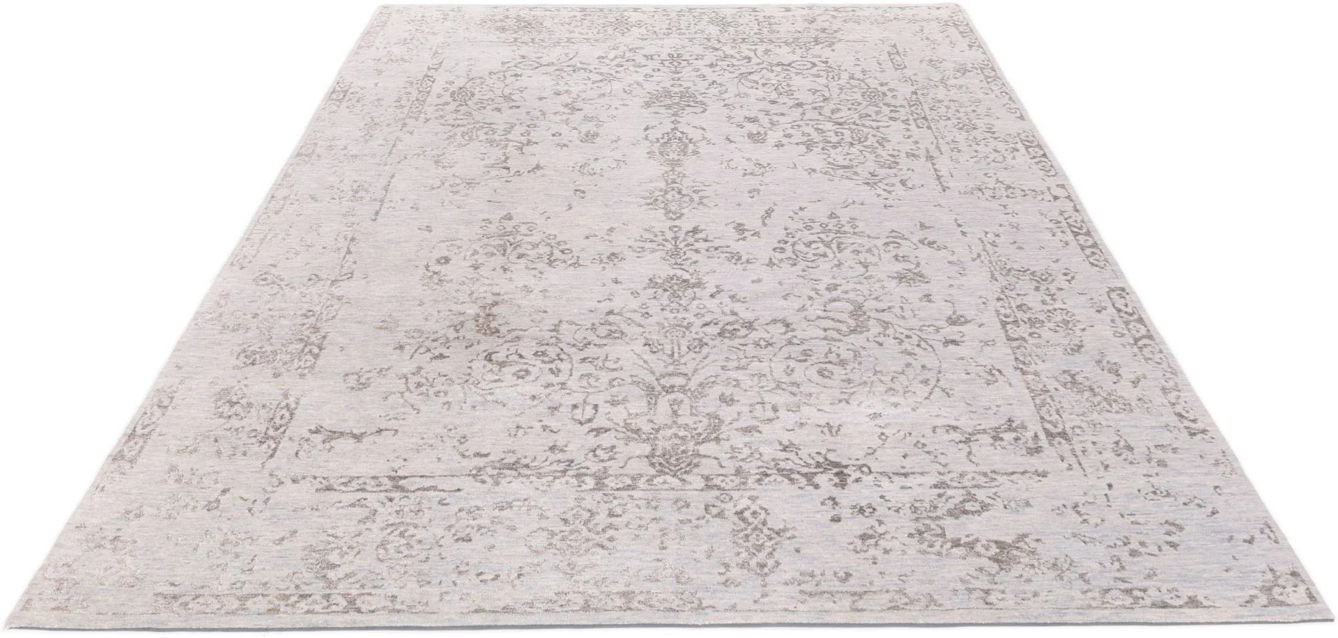 Alternative view of Hand-Knotted Indian Rug, 239 × 309 cm, Wool & Silk