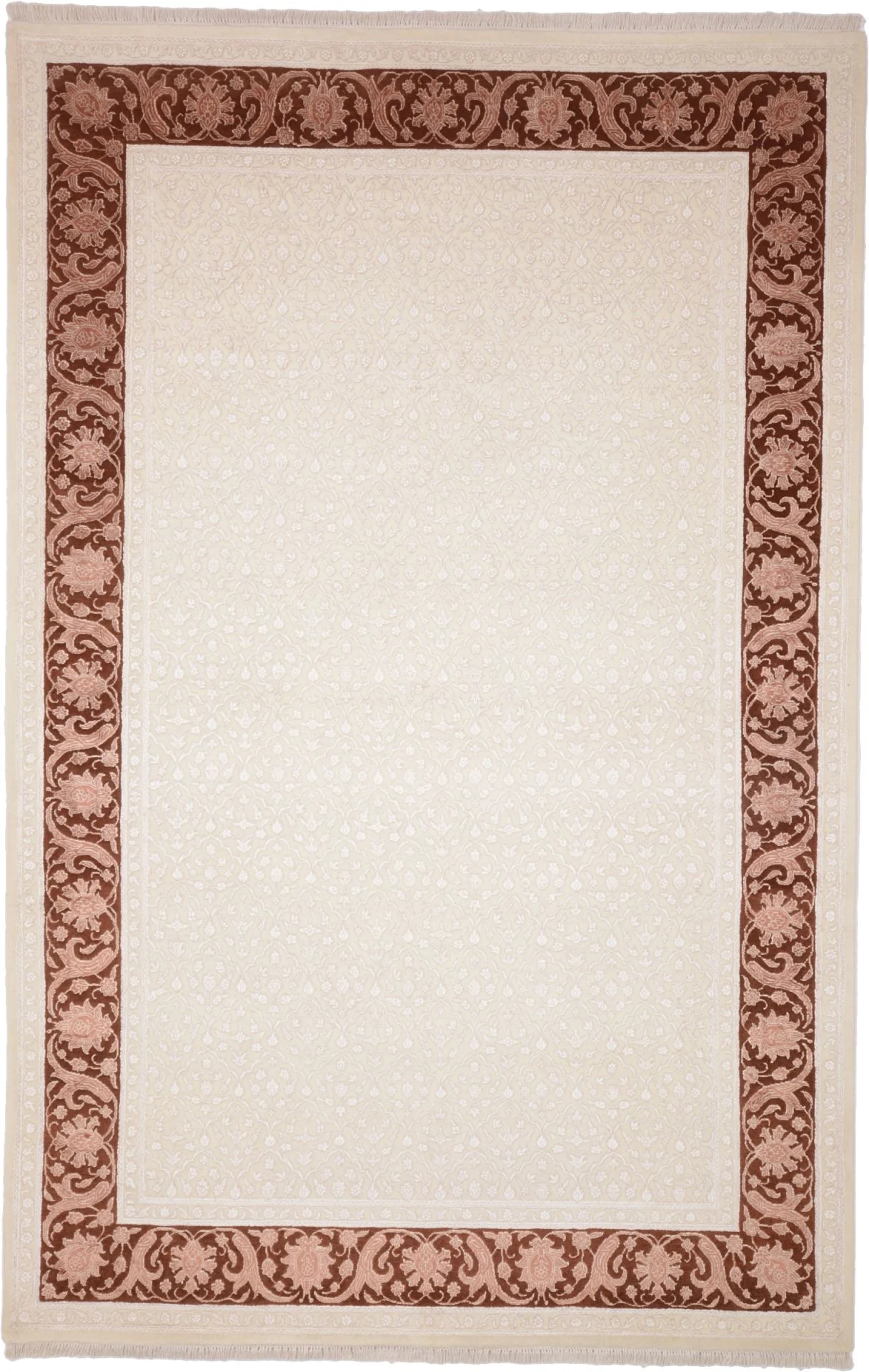 Wool Tabriz Indian Rug 200 × 300 cm, hand-knotted