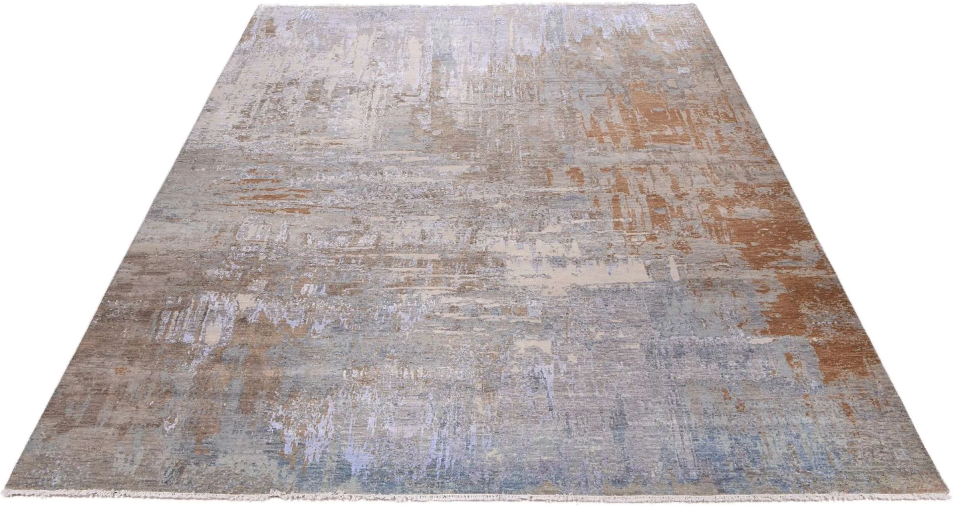 Alternative view of Indian Rug 246 × 321 cm in Wool & Silk, hand-knotted