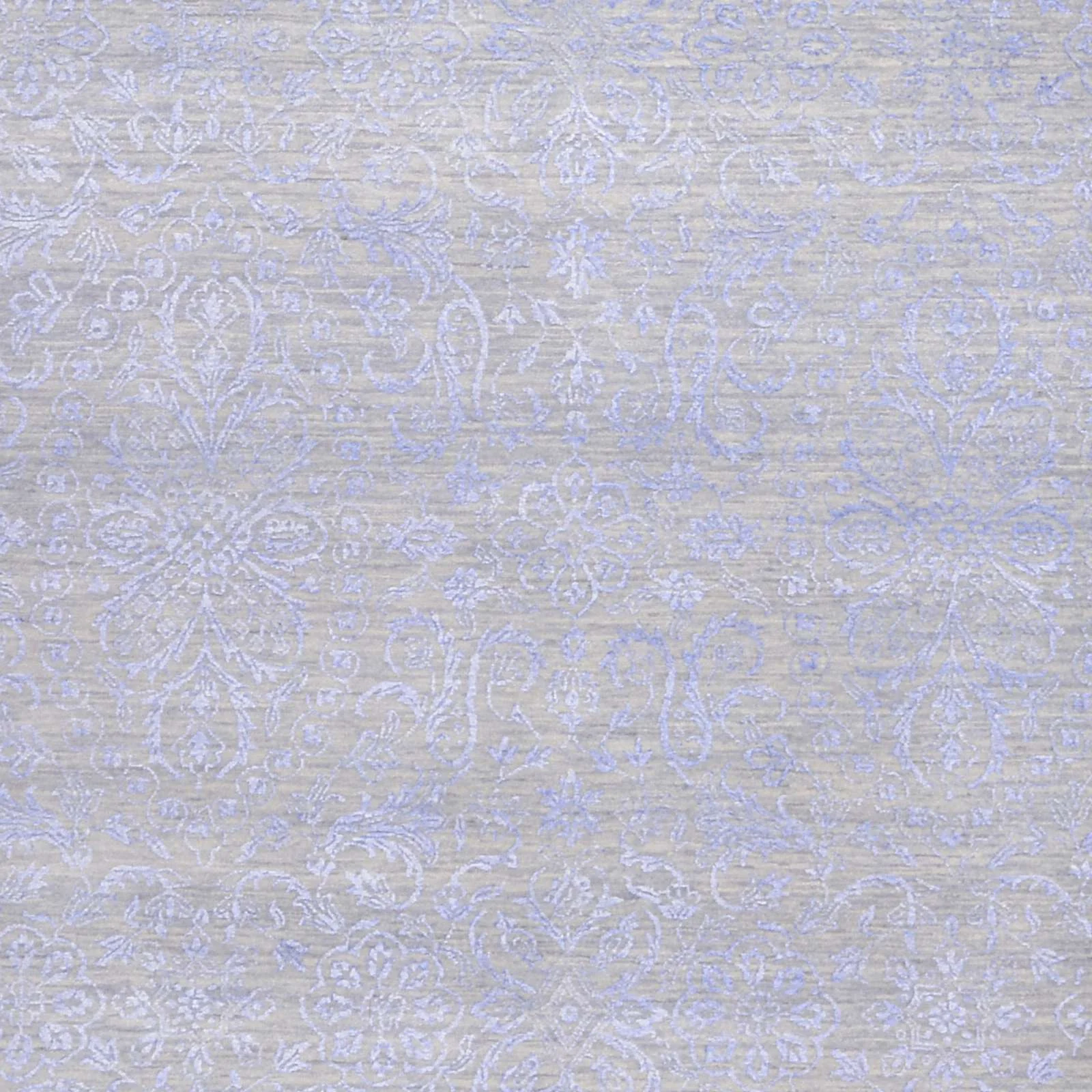 Hand-Knotted Indian Rug, 246 × 308 cm, Wool & Silk - Image 5