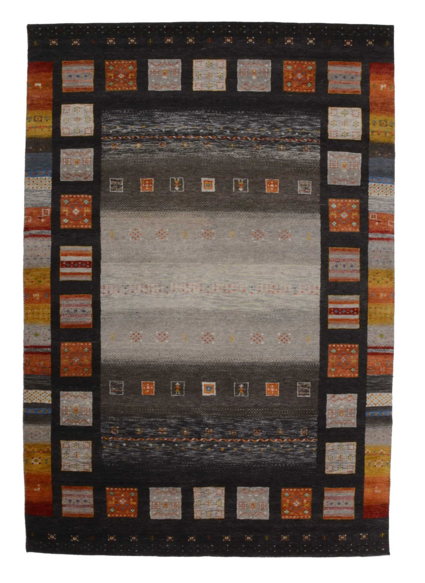 Loribaft Indian Rug 172 × 249 cm in Wool & Silk, hand-knotted