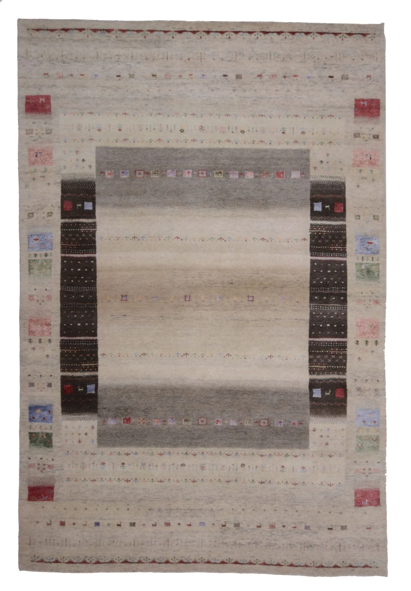 Loribaft Indian Rug 205 × 308 cm in Wool, hand-knotted