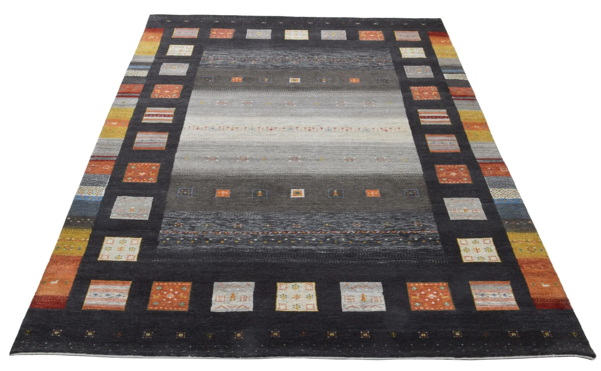 Alternative view of Wool Loribaft Indian Rug 205 × 305 cm, hand-knotted