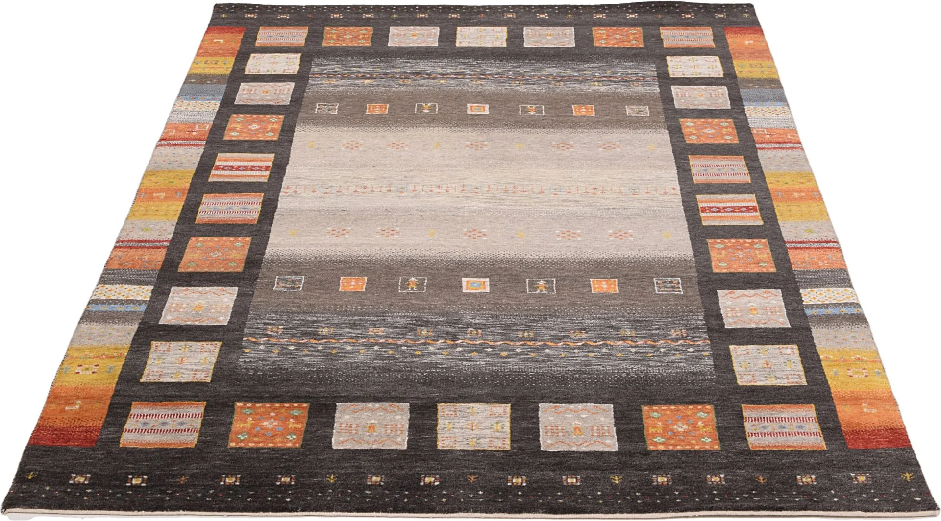Loribaft Indian Rug 172 × 249 cm in Wool & Silk, hand-knotted - Image 3