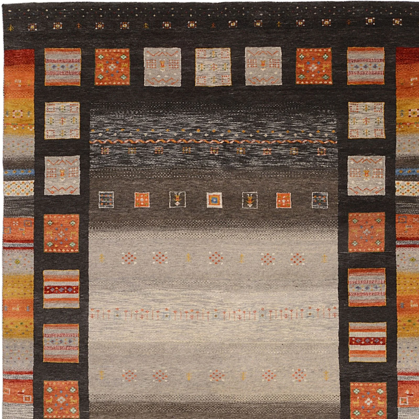 Loribaft Indian Rug 172 × 249 cm in Wool & Silk, hand-knotted - Image 7