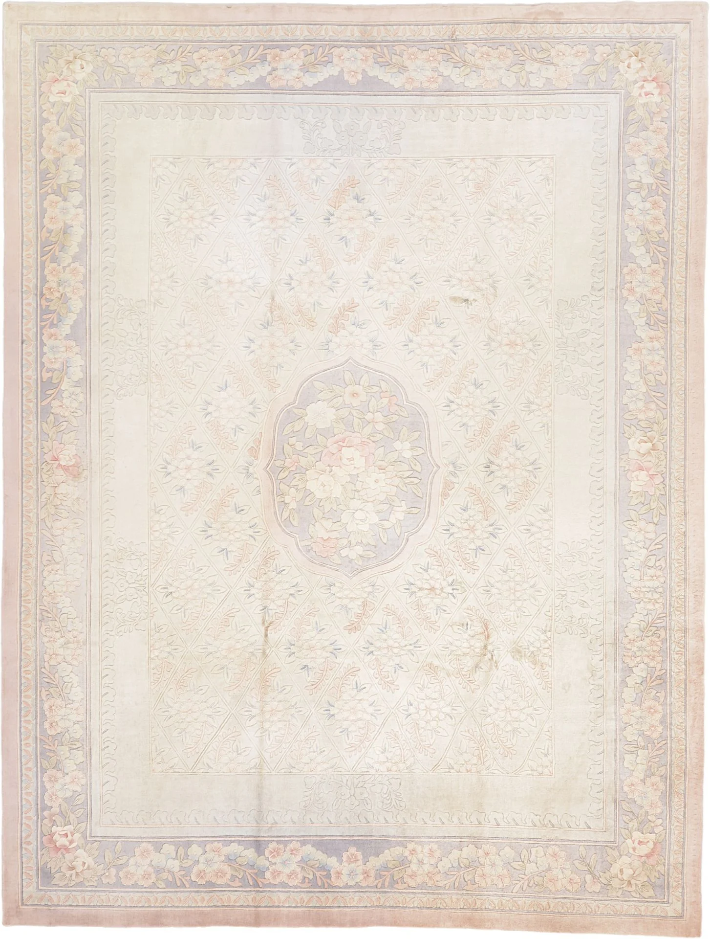 Peking Chinese Rug 275 × 363 cm in Wool & Silk, hand-knotted