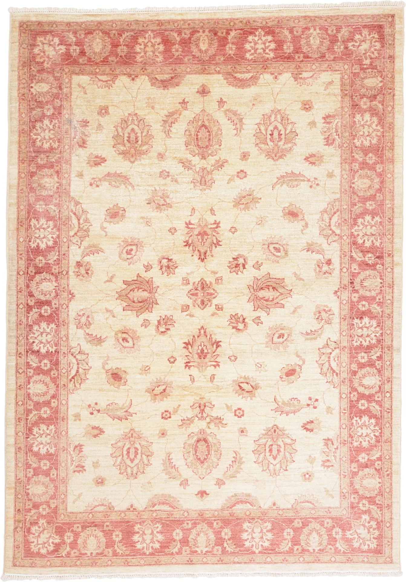 Wool Ziegler Pakistani Rug 168 × 242 cm, hand-knotted
