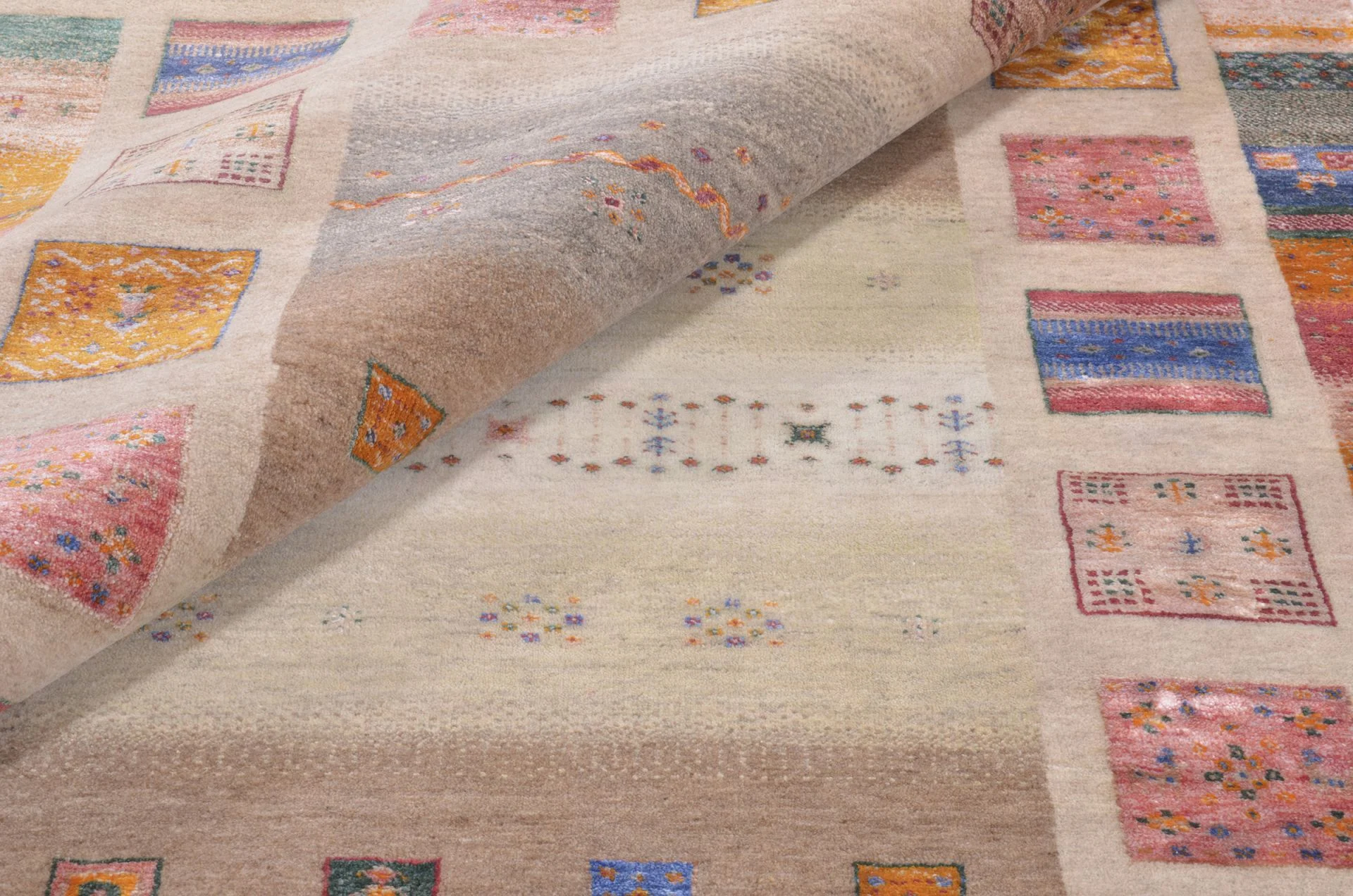Loribaft Indian Rug 177 × 246 cm in Wool & Silk, hand-knotted - Image 4