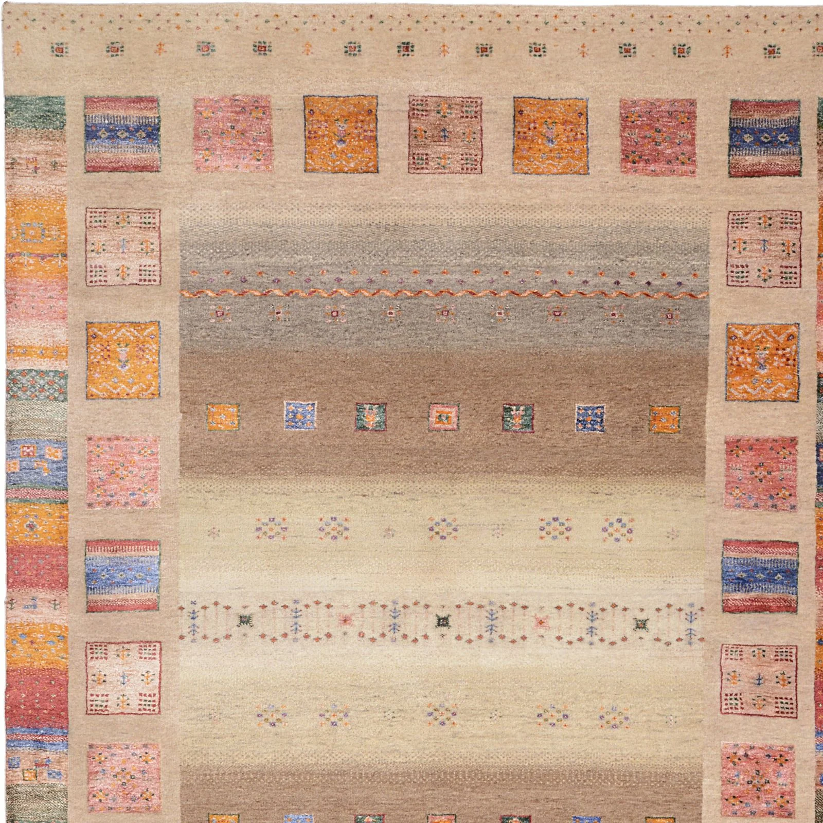 Loribaft Indian Rug 177 × 246 cm in Wool & Silk, hand-knotted - Image 7