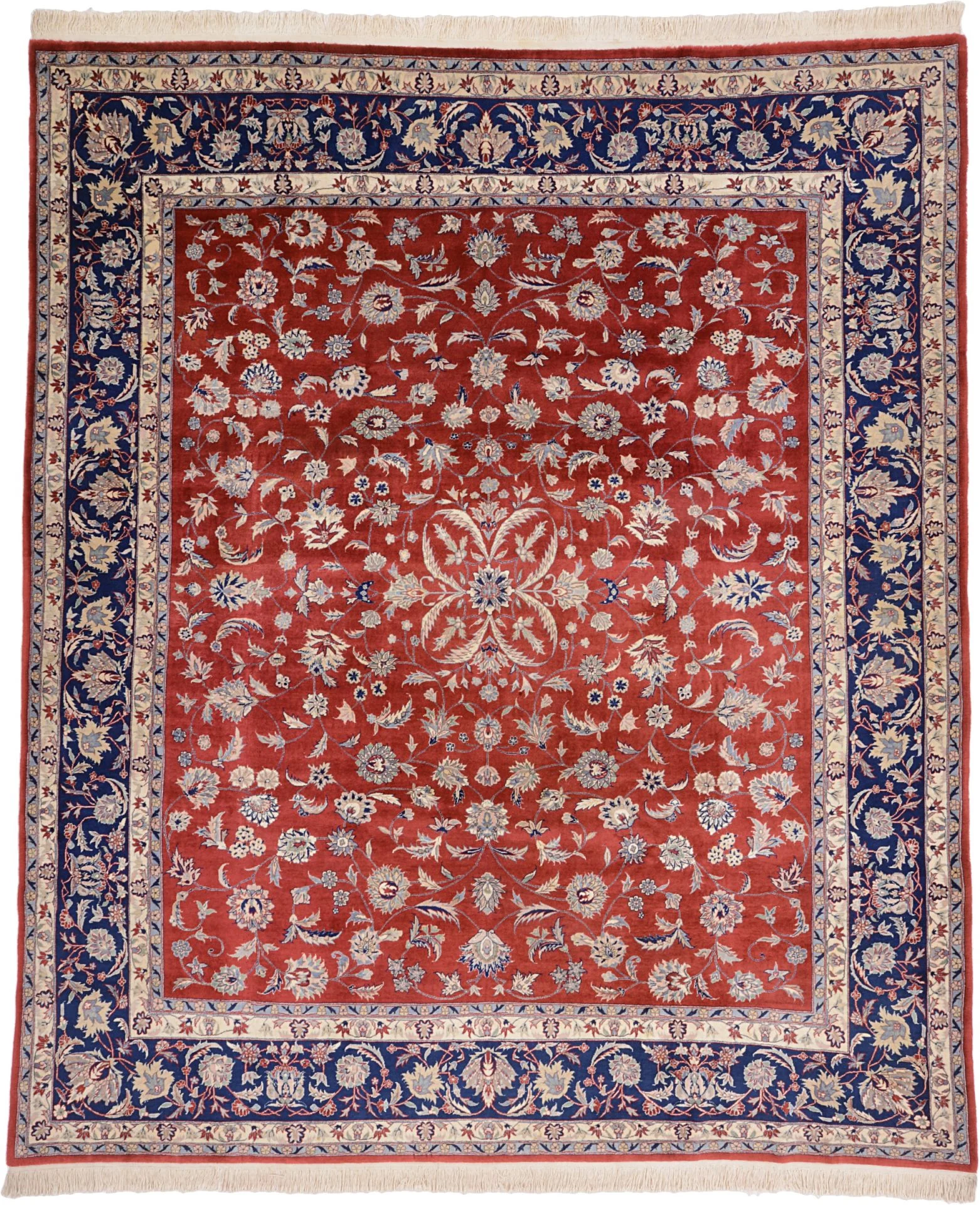Isfahan Chinese Rug 255 × 305 cm in Wool, hand-knotted