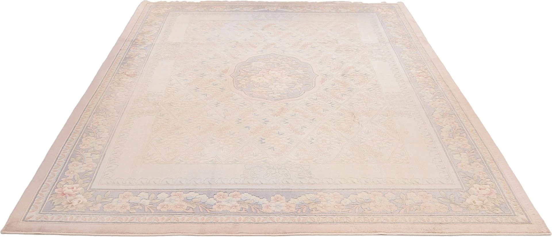 Alternative view of Peking Chinese Rug 275 × 363 cm in Wool & Silk, hand-knotted