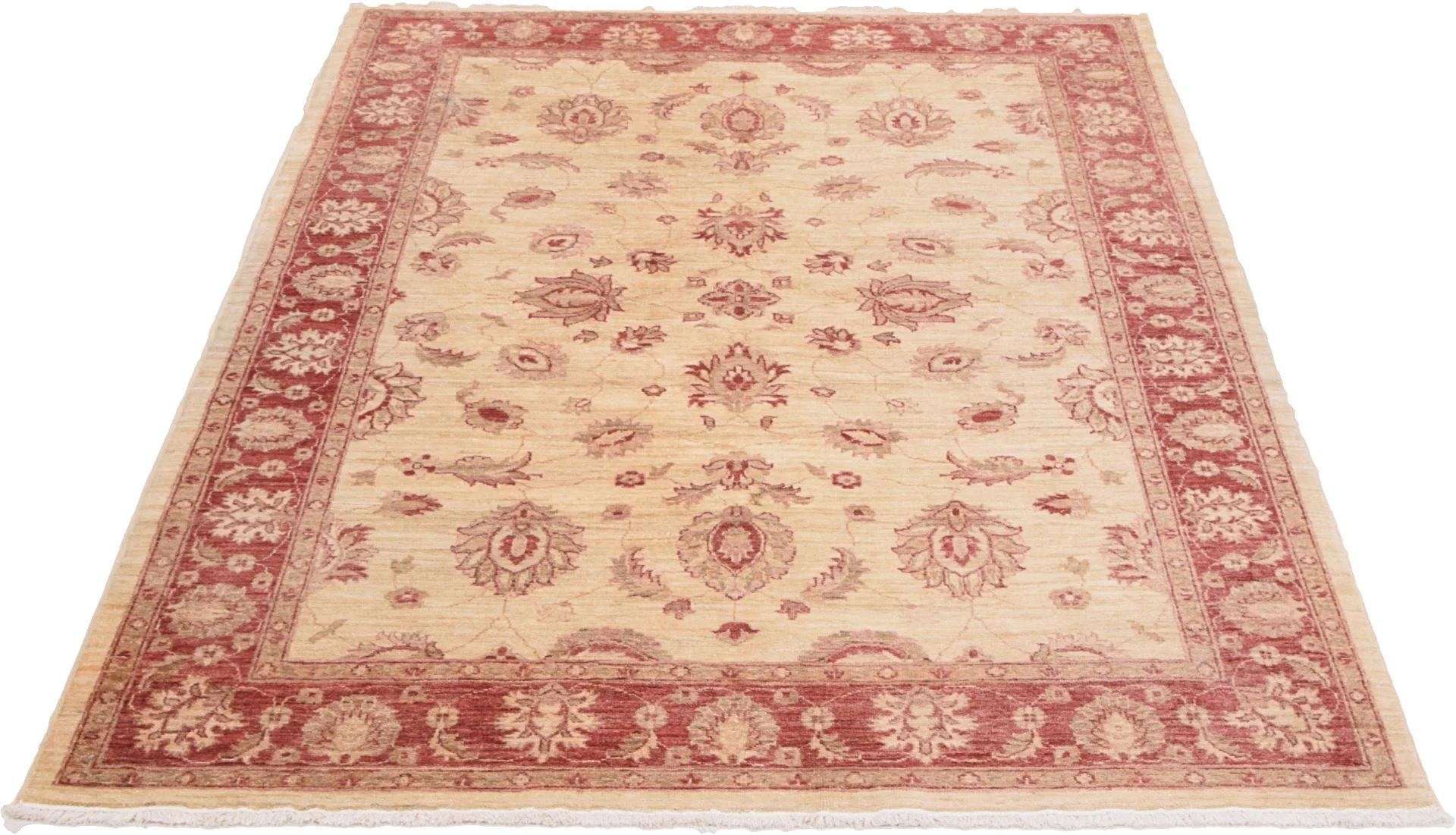 Alternative view of Wool Ziegler Pakistani Rug 168 × 242 cm, hand-knotted