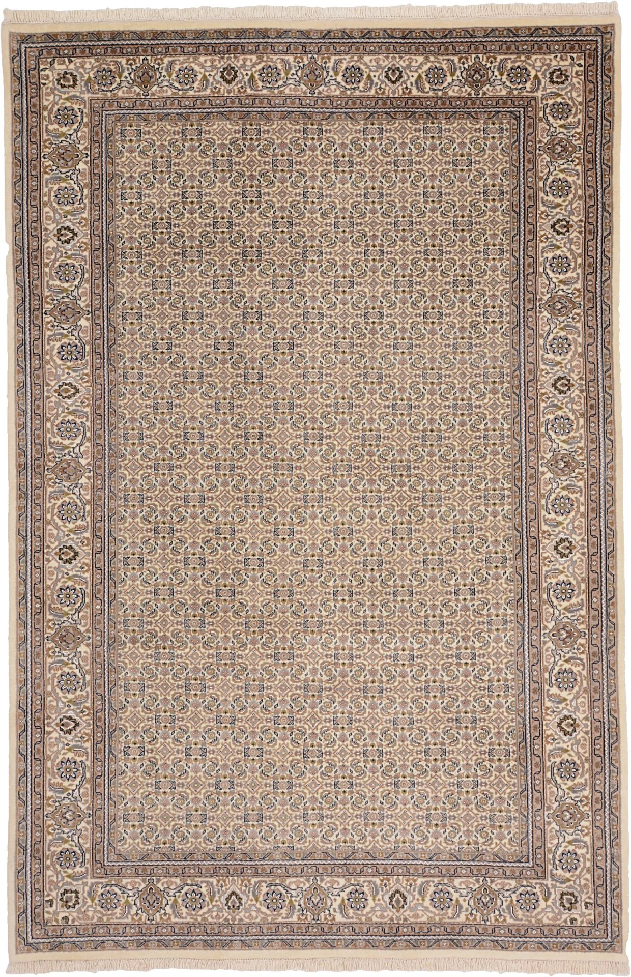 Tabriz Indian Rug 198 × 300 cm in Wool, hand-knotted