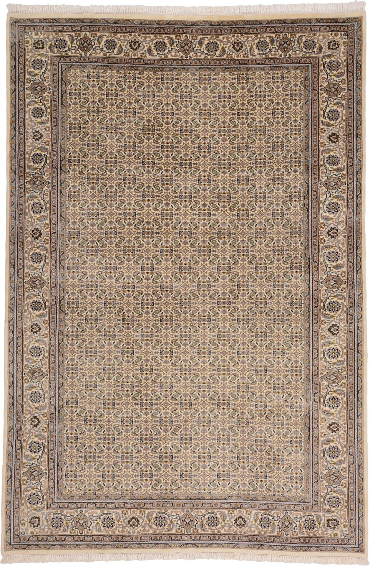 Tabriz Indian Rug 201 × 296 cm in Wool, hand-knotted
