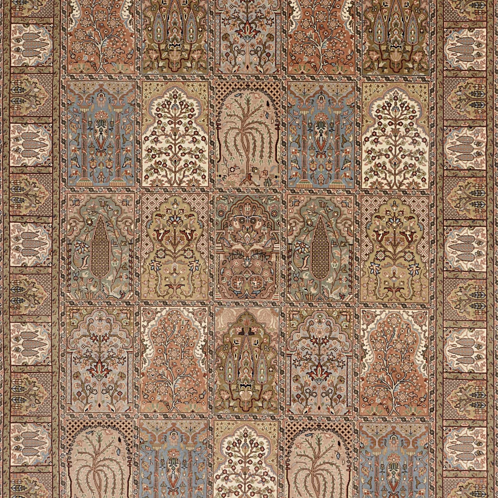 Qom Indian Rug 170 × 237 cm in Wool, hand-knotted - Image 6