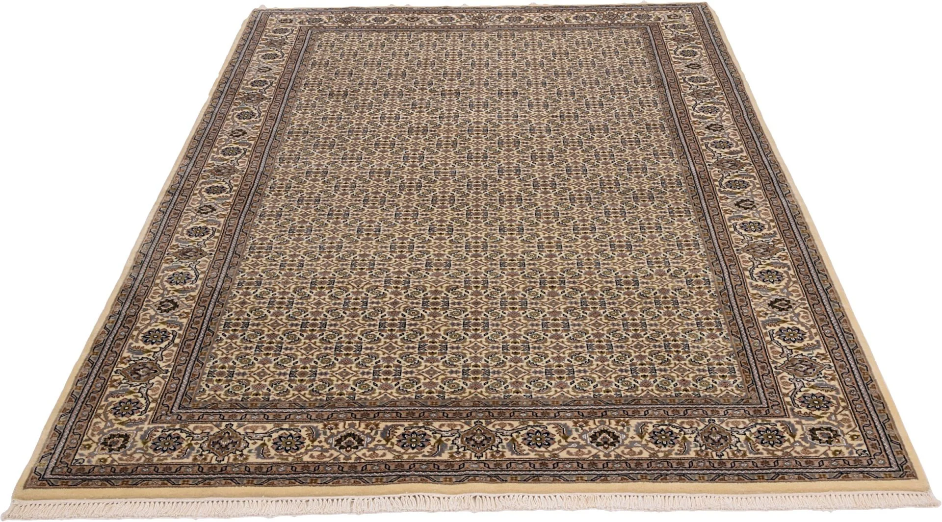 Alternative view of Tabriz Indian Rug 201 × 296 cm in Wool, hand-knotted