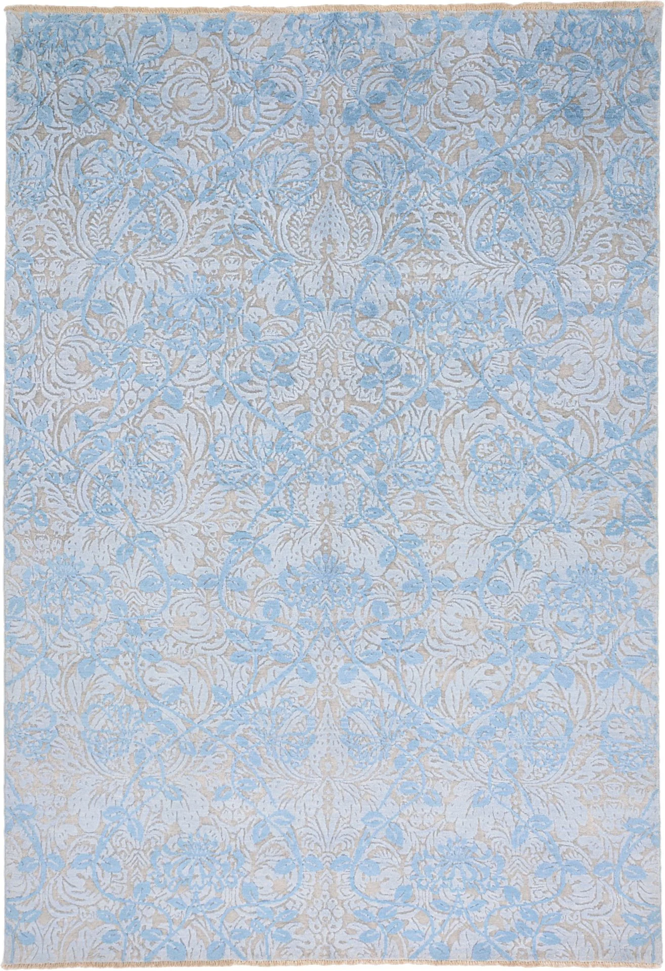 Hand-Knotted Indian Rug, 167 × 242 cm, Wool