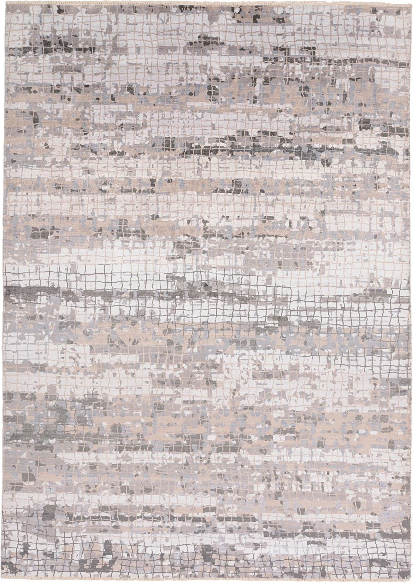 Wool Indian Rug 172 × 241 cm, hand-knotted