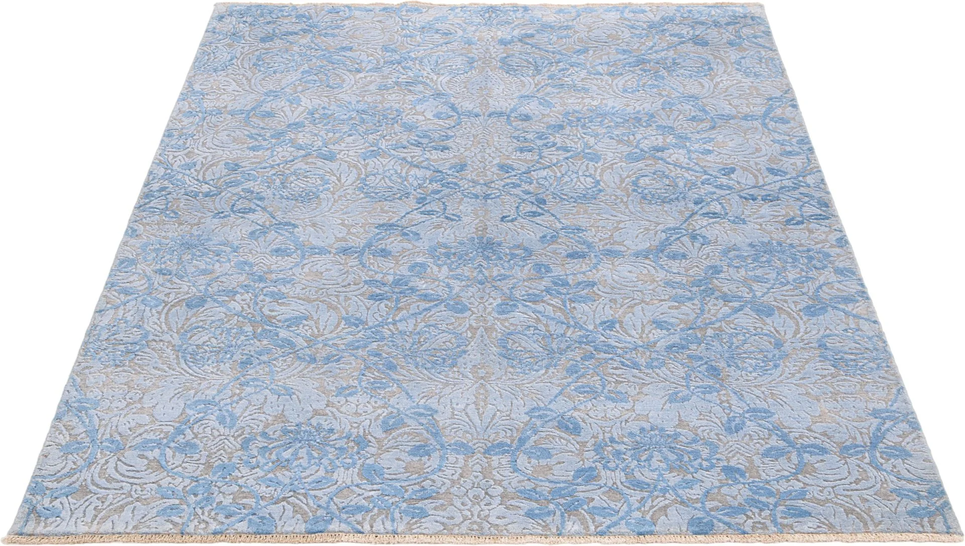 Alternative view of Hand-Knotted Indian Rug, 167 × 242 cm, Wool