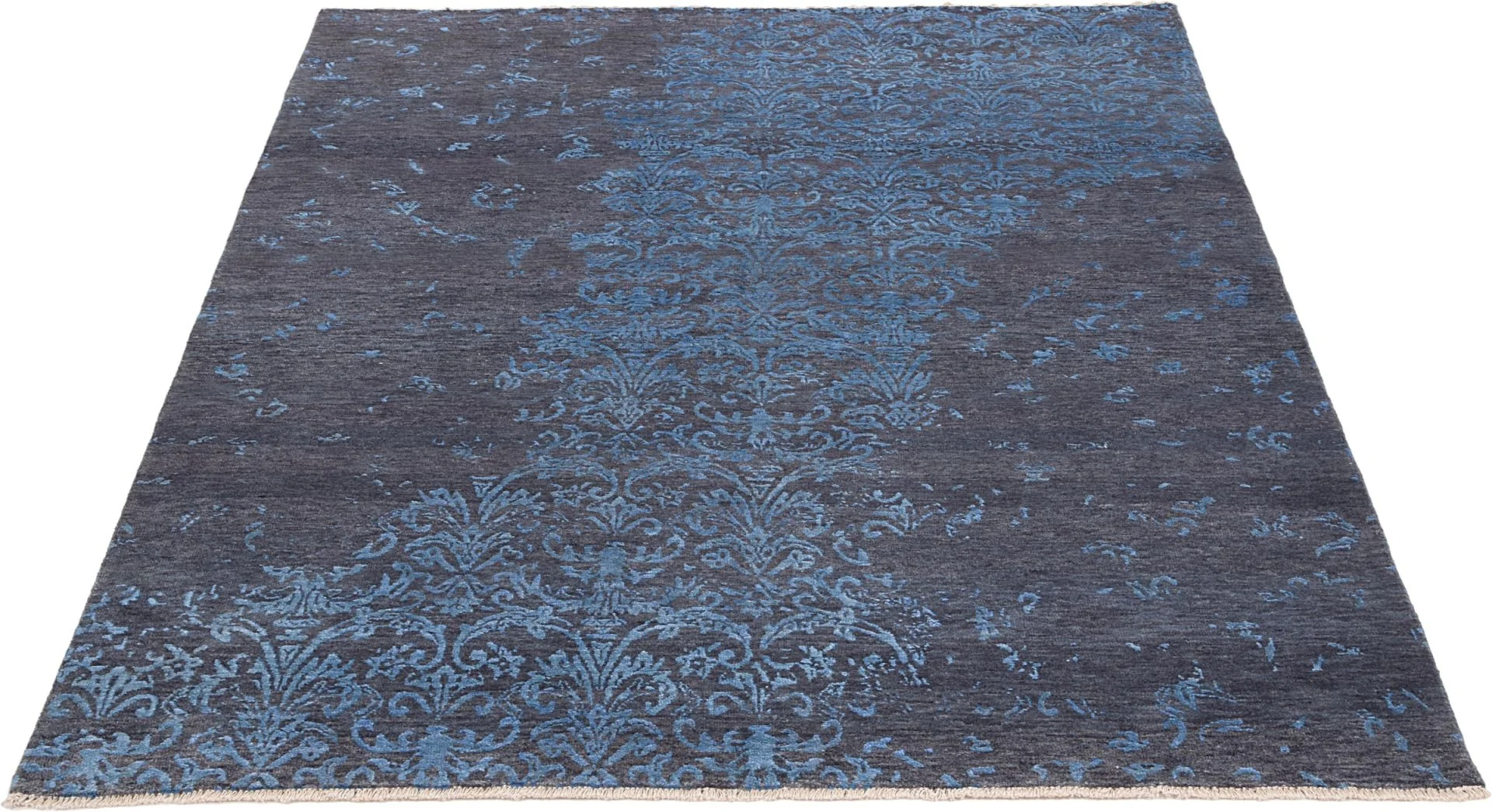 Alternative view of Hand-Knotted Indian Rug, 176 × 238 cm, Wool