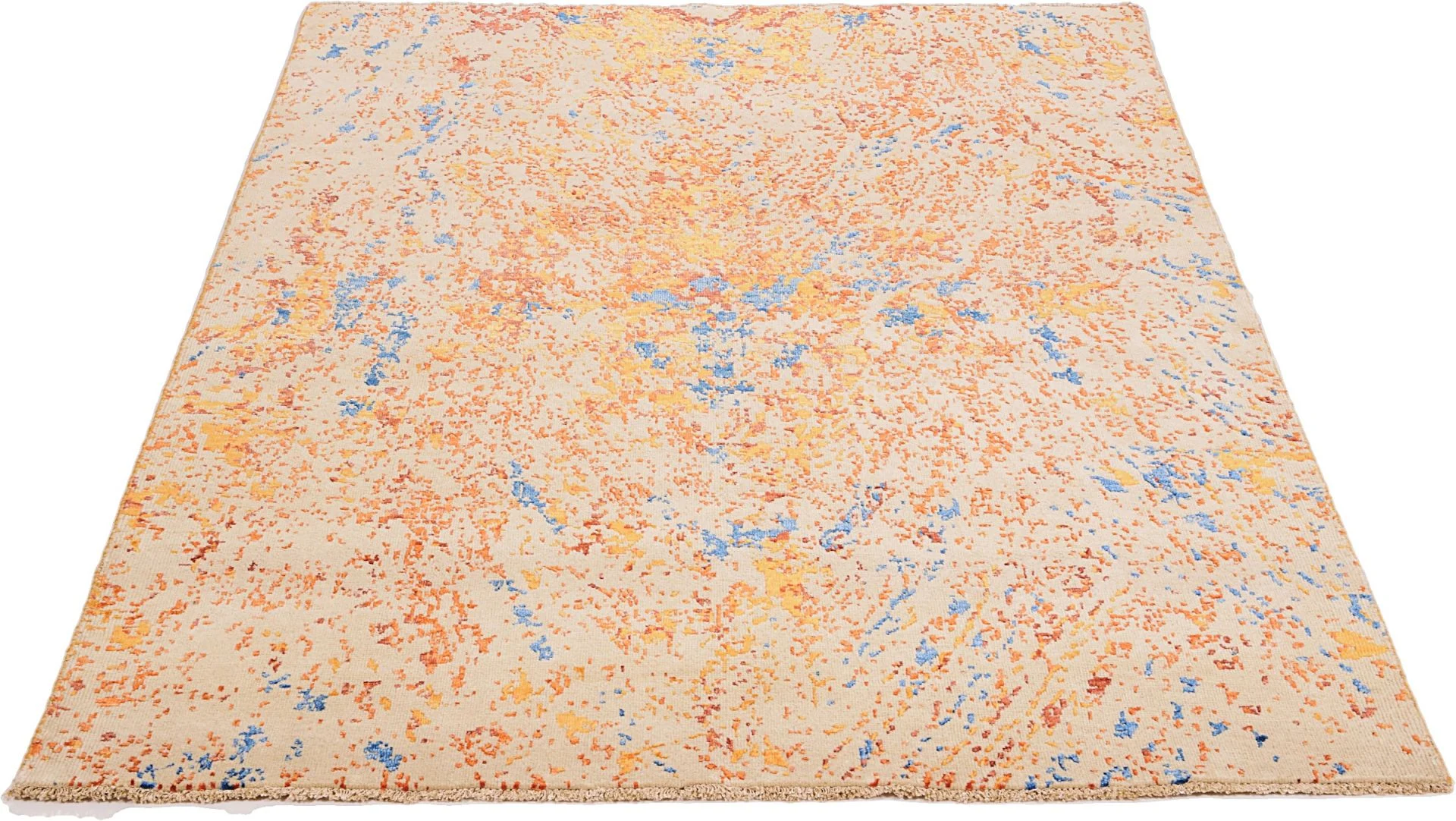 Alternative view of Indian Rug 170 × 239 cm in Wool, hand-knotted