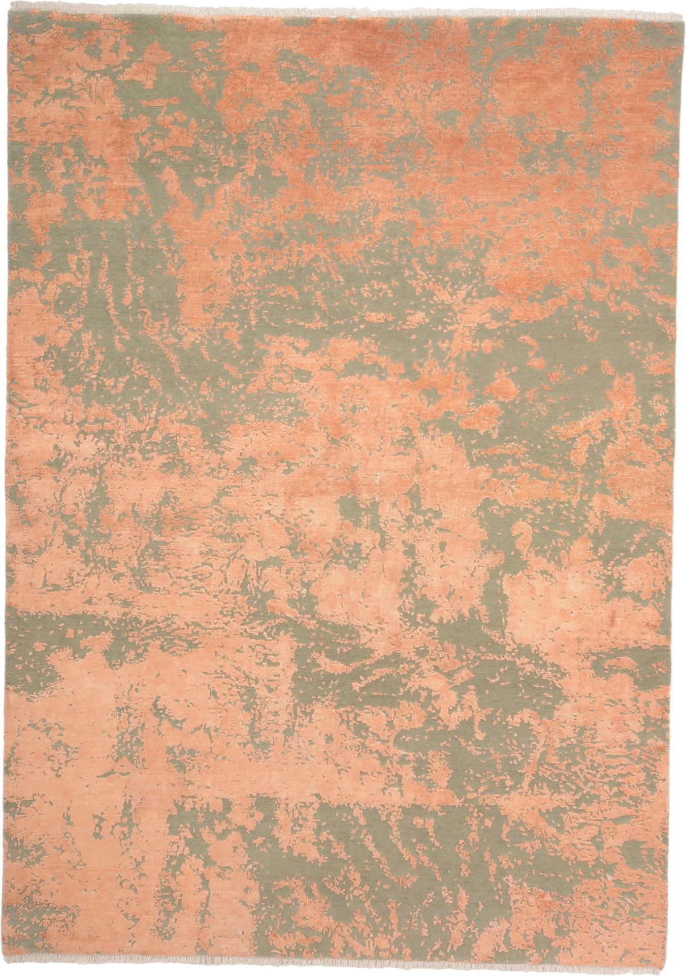 Silk Indian Rug 174 × 244 cm, hand-knotted