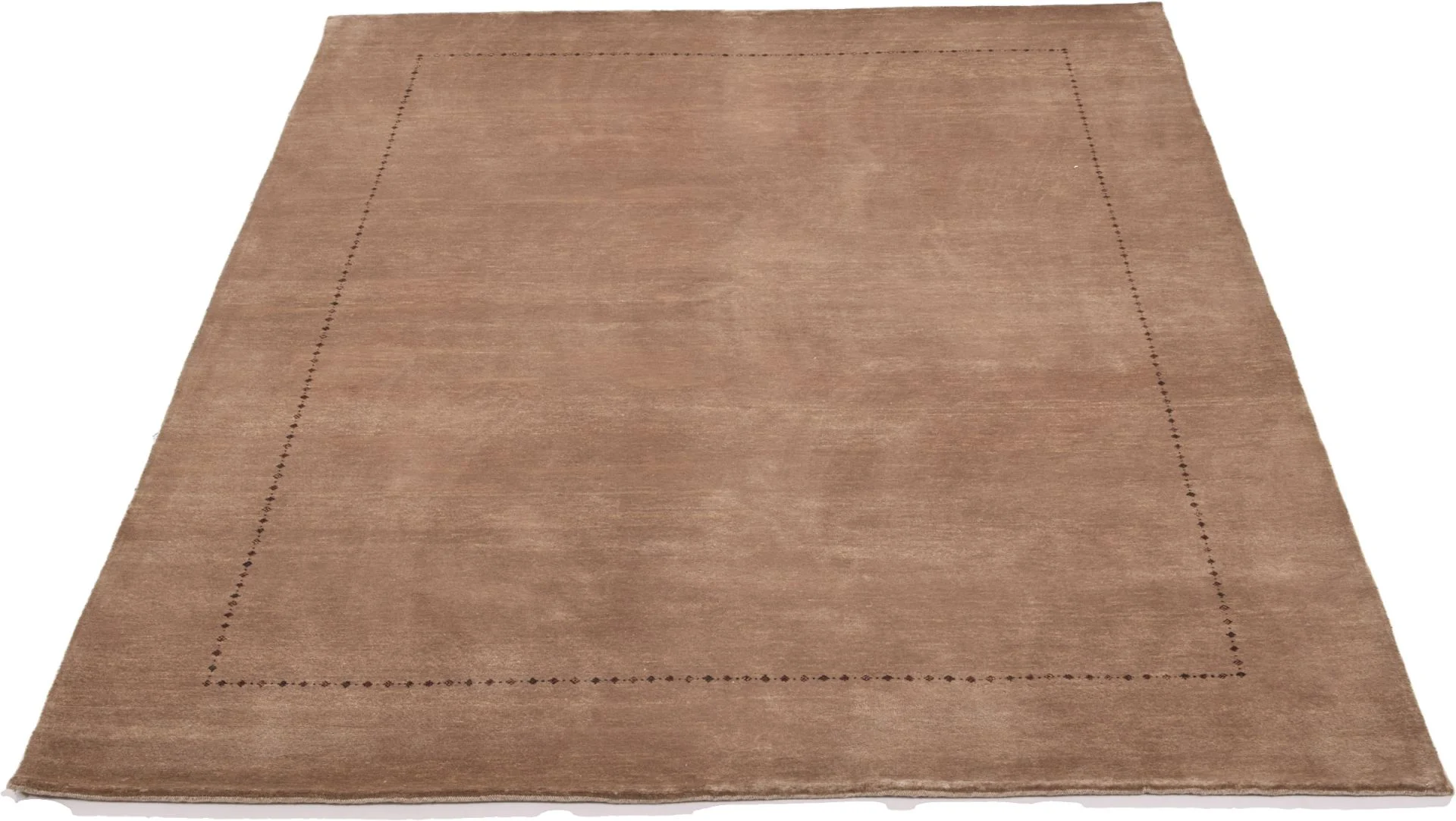 Alternative view of Hand-Knotted Loribaft Indian Rug, 173 × 233 cm, Wool