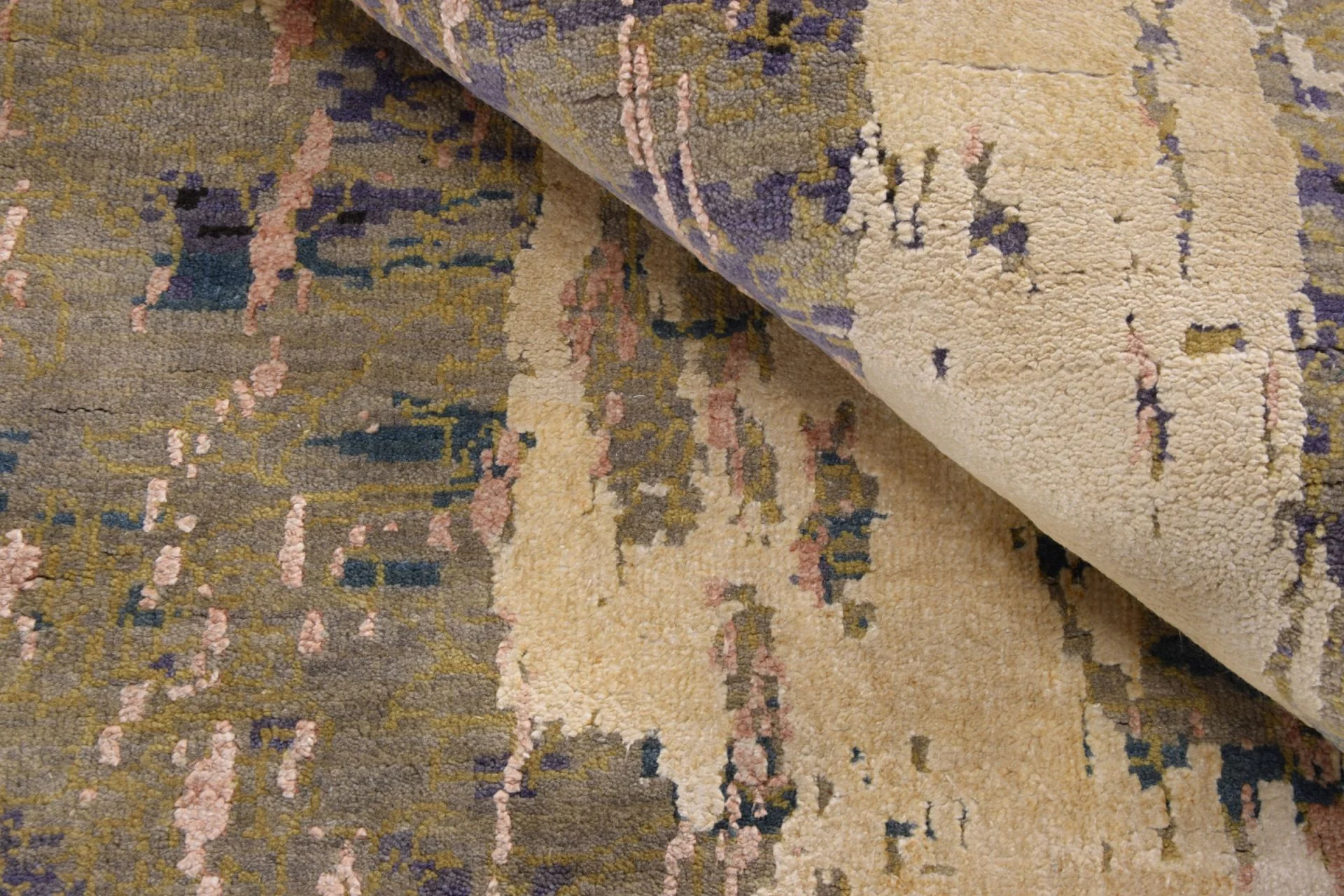 Silk Indian Rug 243 × 243 cm, hand-knotted - Image 4