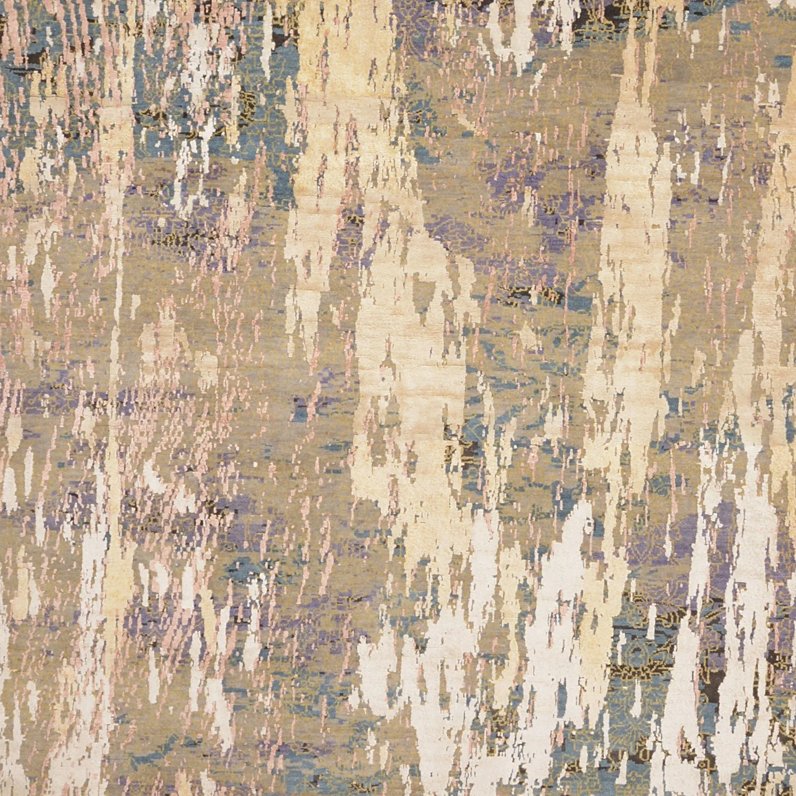 Silk Indian Rug 243 × 243 cm, hand-knotted - Image 5