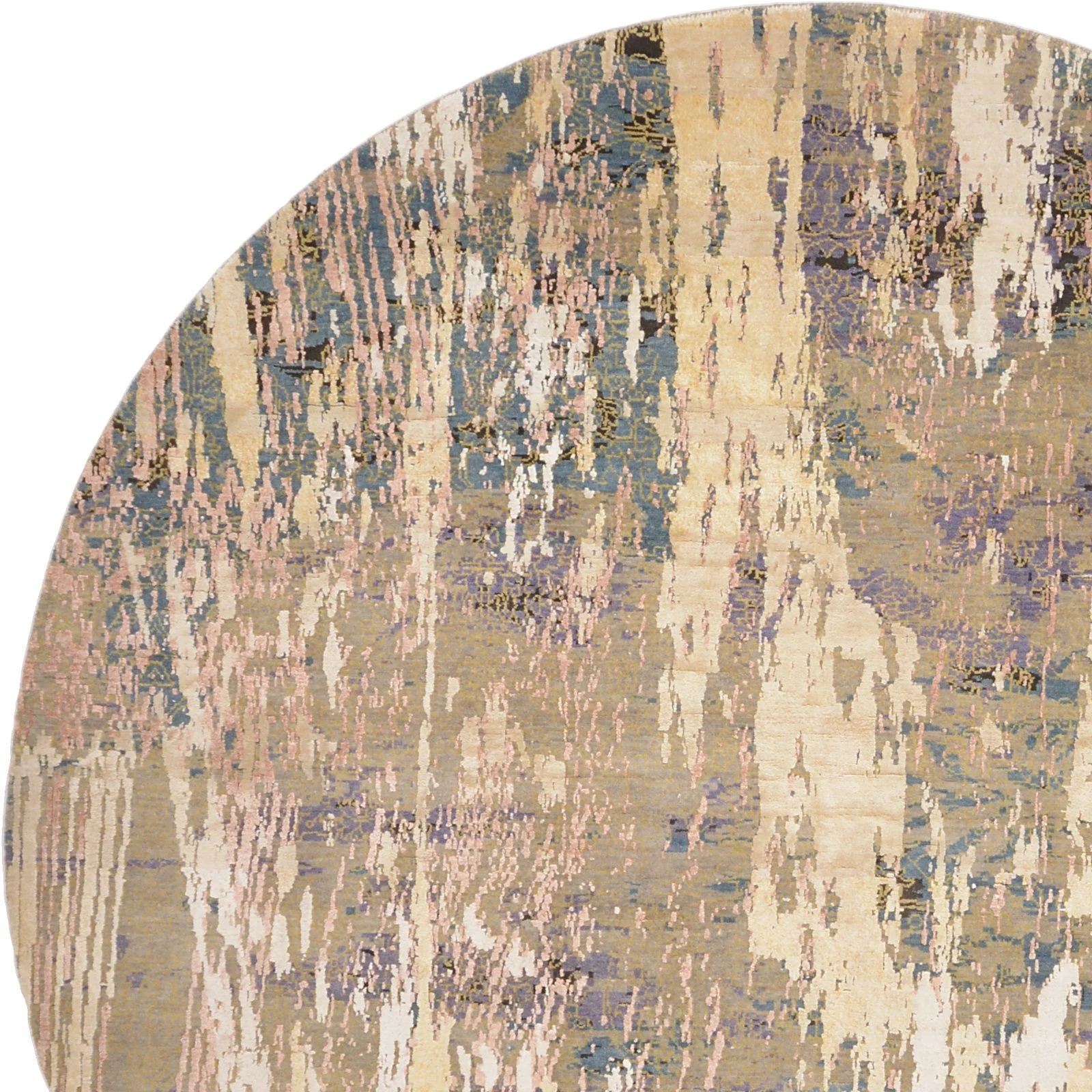 Silk Indian Rug 243 × 243 cm, hand-knotted - Image 6