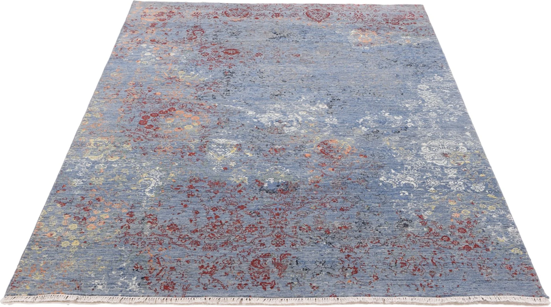 Alternative view of Indian Rug 184 × 275 cm in Silk, hand-knotted