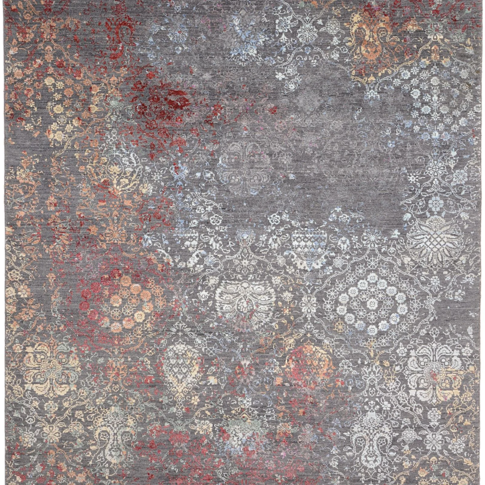 Indian Rug 184 × 275 cm in Silk, hand-knotted - Image 5
