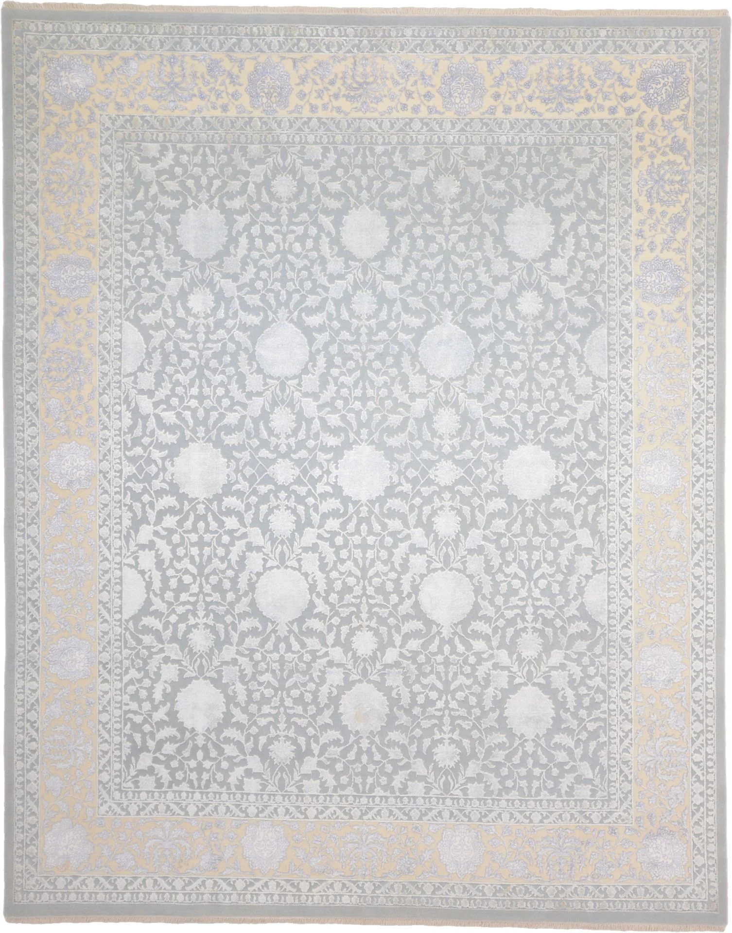 Tabriz Indian Rug 245 × 306 cm, hand-knotted