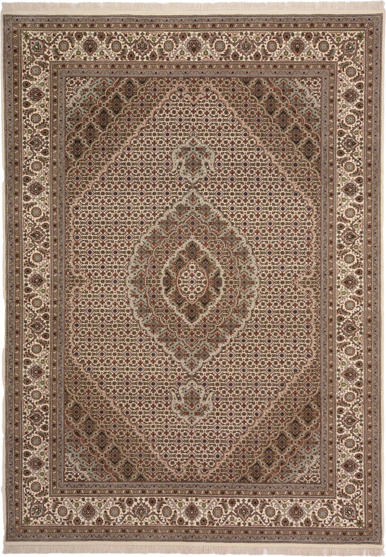 Tabriz Indian Rug 170 × 240 cm, hand-knotted