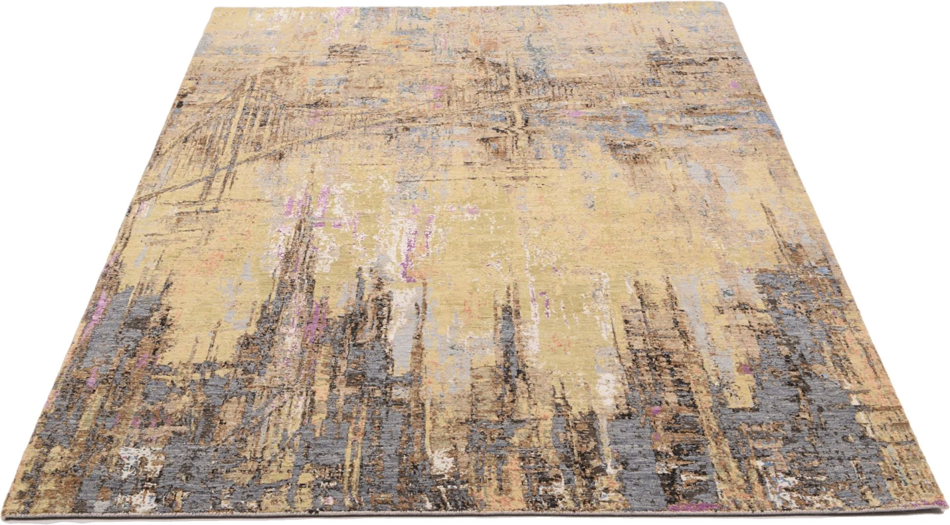 Alternative view of Silk Indian Rug 185 × 273 cm, hand-knotted